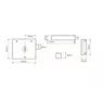 Union 1116 1 Lever Rim Deadlock