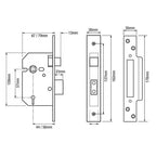 ERA Fortress British Standard 3621:2007 Mortice Sashlock