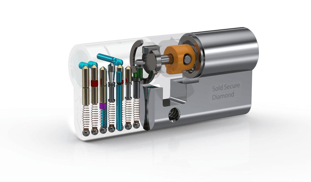 ABS Master, TS007 3 Star & Sold Secure Diamond Grade Euro Cylinder Lock