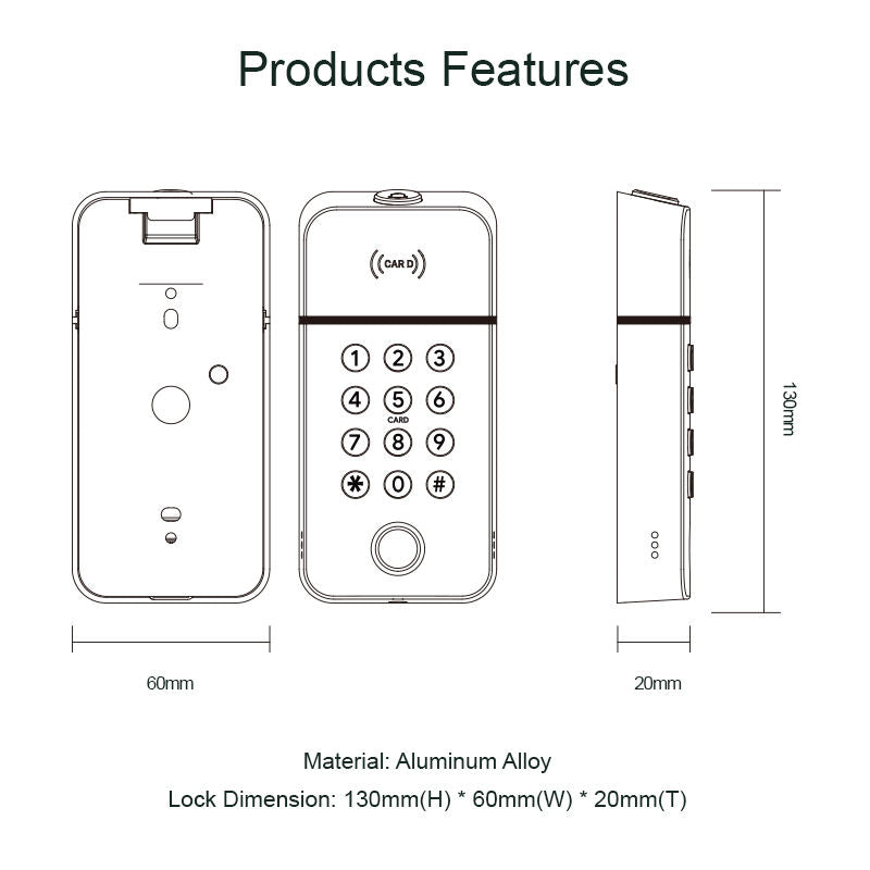 EA 195 Access Control Digital Keypad