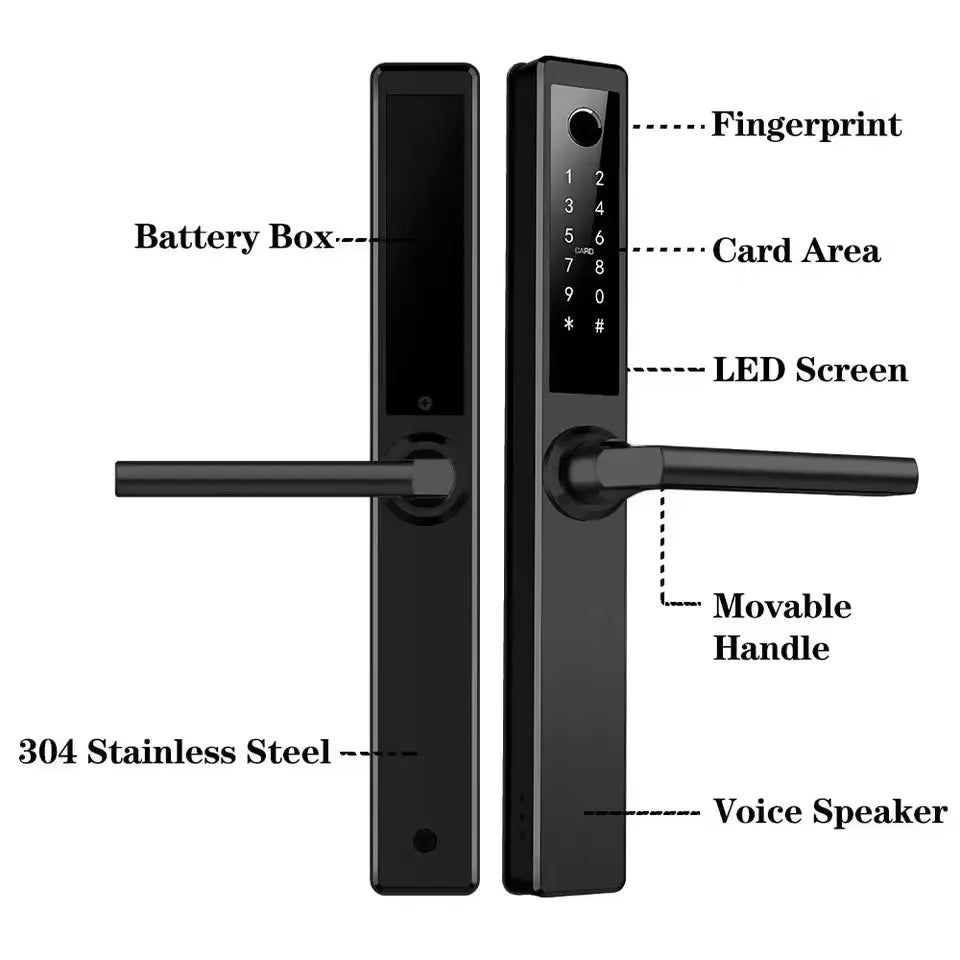 EA 230 Slim Line Smart Digital Lock for UPVC, Composite, Wooden & Aluminium Doors