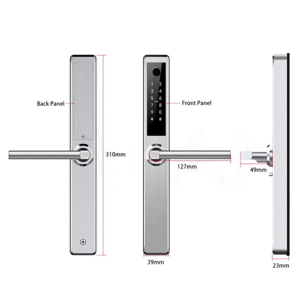 EA 230 Slim Line Smart Digital Lock for UPVC, Composite, Wooden & Aluminium Doors
