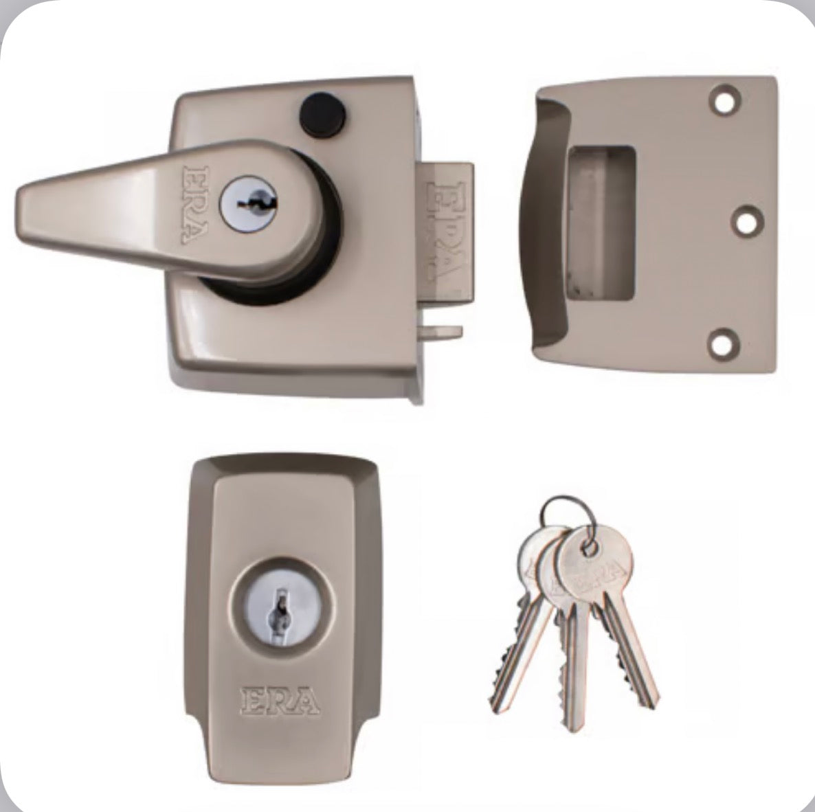 ERA 1830 BS3621:2007 High Security Nightlatch