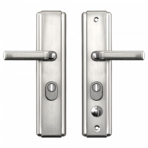 HOOPLY 5586 Square Backplate Lever Handles 68mm Centres