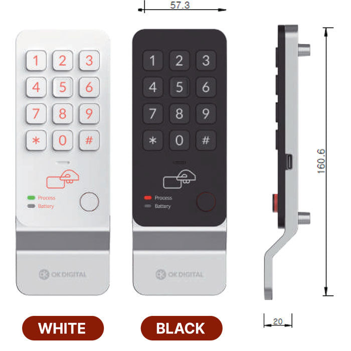 EALF23-HL Smart Digital Lock for Cabinet & Lockers