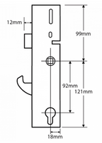ERA Lever Operated Latch & Hookbolt Split Spindle
