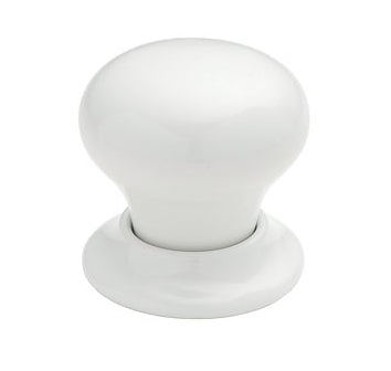 Porcelain Mortice Knobs 60mm Pair White
