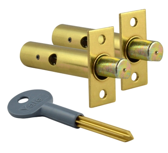 Yale PM444 Mortice (Rack) Spline (Star) Key Door Bolts Dual Pack
