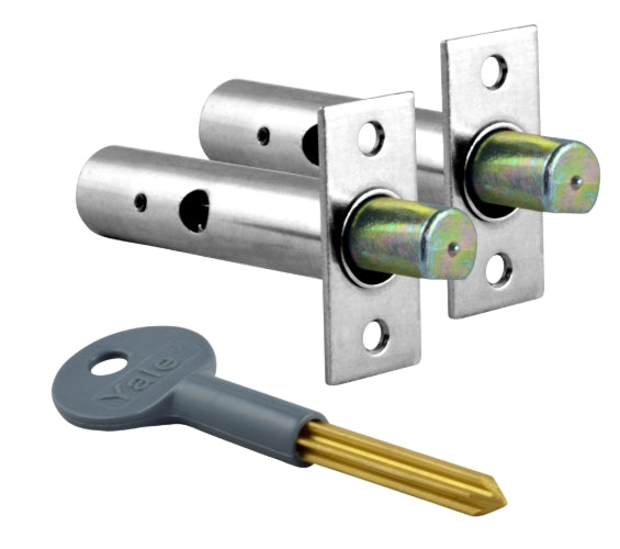 Yale PM444 Mortice (Rack) Spline (Star) Key Door Bolts Dual Pack