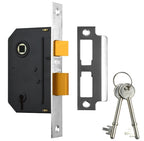 Union Essential 3 Lever Mortice Sashlock- bagged only