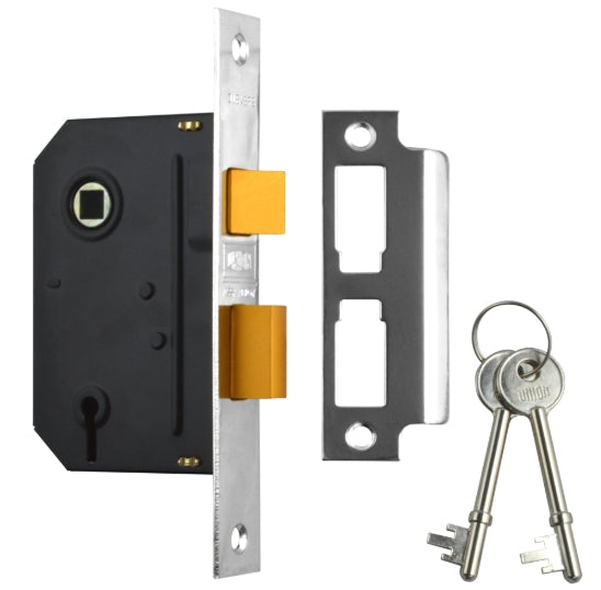 Union Essential 3 Lever Mortice Sashlock- bagged only