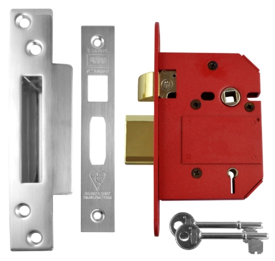 Union 2200 Strongbolt British Standard 5 Lever Mortice Sashlock