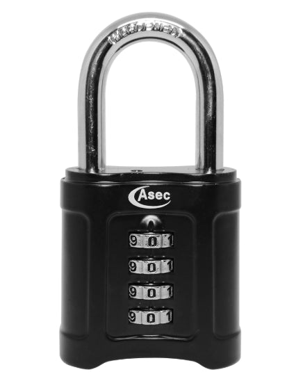 ASEC Open Shackle Combination Padlock