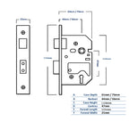 Vital Mortice Euro Sashcase