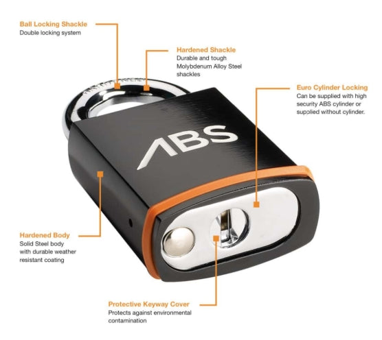 ABS Euro Profile Padlock