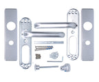 ZOO Return To Door Lever Handle Bathroom Privacy Backplate FD30/60