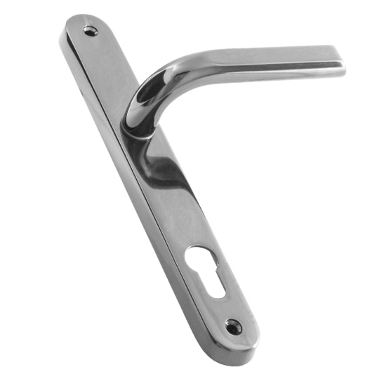 ASEC Sprung Lever/Lever Multipoint Door Handles 85mm PZ 242mm Backplate 211.5mm Fixings