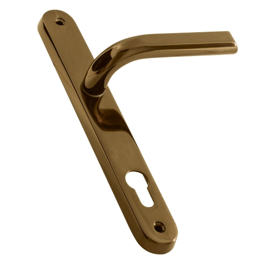 ASEC Sprung Lever/Lever Multipoint Door Handles 85mm PZ 242mm Backplate 211.5mm Fixings