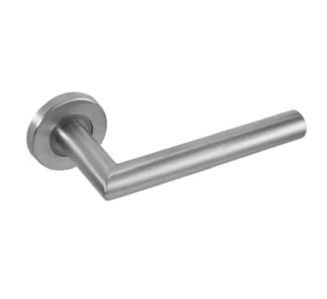 TSS Fire Rated Stainless Steel (SSS) 19mm Mitred Lever On Rose Furniture