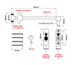 TSS British Standard Cable Window Restrictors