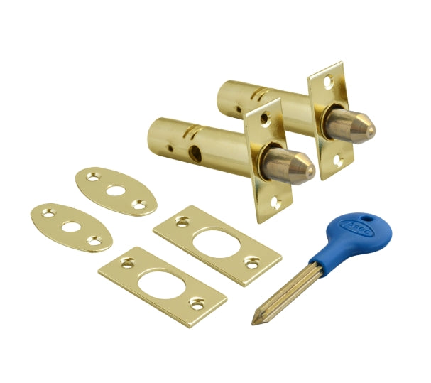 ASEC Door Security Rack Bolt & Key