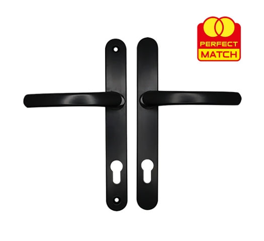 TSS Lever Lever UPVC Multipoint Door Handles - 92mm PZ Sprung 215mm Screw Centres