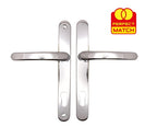 TSS Lever Lever UPVC Multipoint Door Handles - 92mm PZ Sprung 215mm Screw Centres