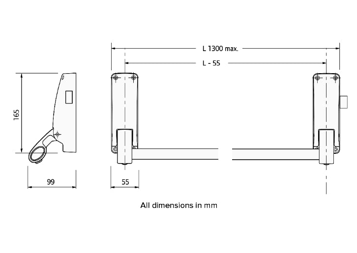 BRITON 378E Panic Latch