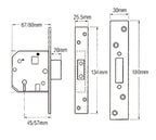 YALE PM562 5 Lever Deadlock