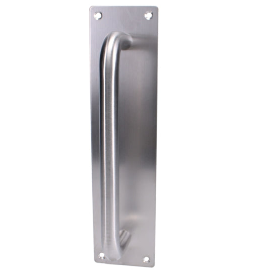ASEC Plate Mounted 75mm Stainless Steel Pull Handle