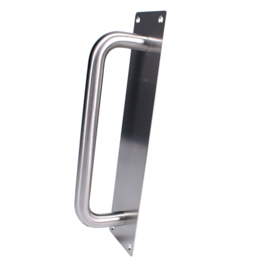 ASEC Plate Mounted 75mm Stainless Steel Pull Handle