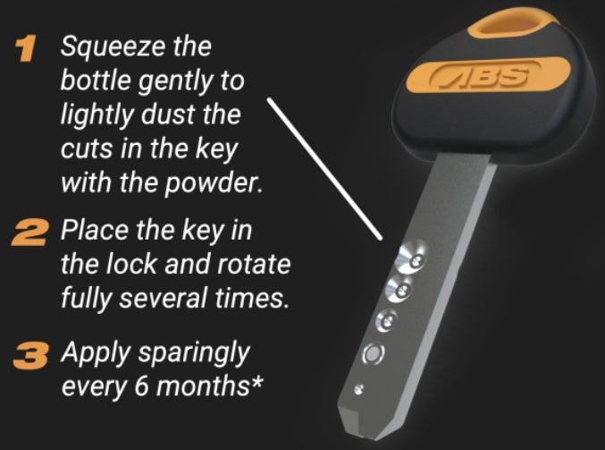 ABS Graphite Powder – Lock Maintenance