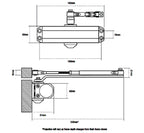 Union CE3F door closer