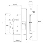 TSS British Standard 5 Lever Mortice
