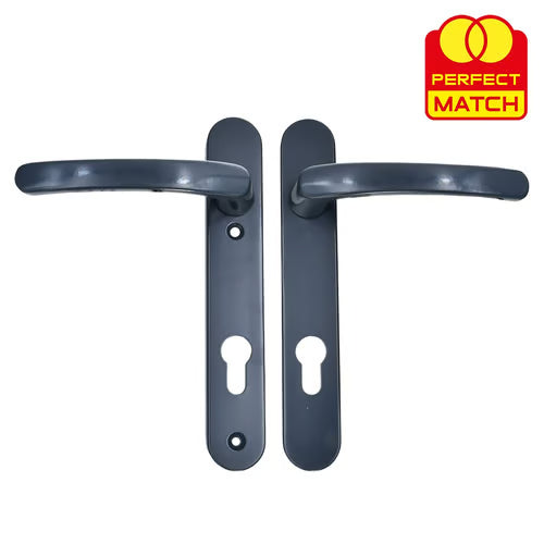 TSS Lever Lever UPVC Multipoint Door Handles - 92mm PZ Sprung 122mm Screw Centres