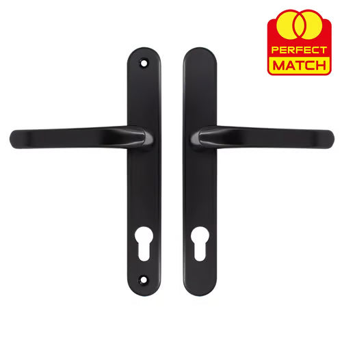 TSS Lever Lever UPVC Multipoint Door Handles - 92mm PZ Sprung 210mm Screw Centres