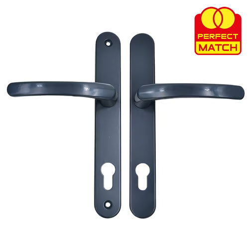 TSS Lever Lever UPVC Multipoint Door Handles - 92mm PZ Sprung 210mm Screw Centres