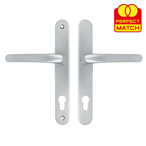 TSS Lever Lever UPVC Multipoint Door Handles - 92mm PZ Sprung 210mm Screw Centres