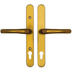Yale Adjustable Lever Lever UPVC Multipoint Door Handles - 92mm PZ Sprung 196-252mm Screw Centres