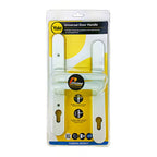 Yale Adjustable Lever Lever UPVC Multipoint Door Handles - 92mm PZ Sprung 196-252mm Screw Centres