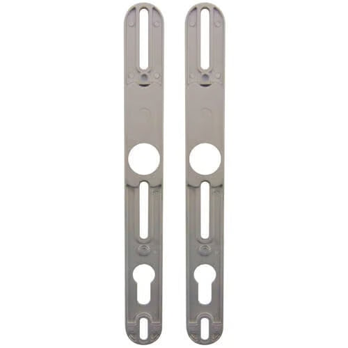 Yale Adjustable Lever Lever UPVC Multipoint Door Handles - 92mm PZ Sprung 196-252mm Screw Centres