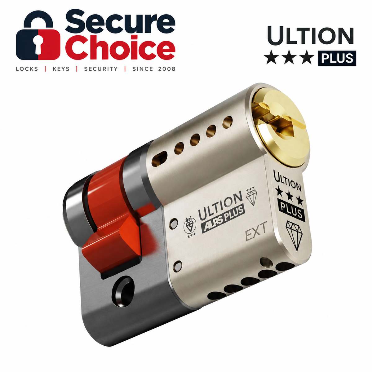 Ultion 3 Star PLUS ALPS Lock (Half) Single