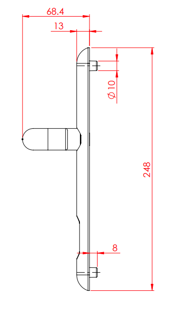 Sweet DDA Door Handle